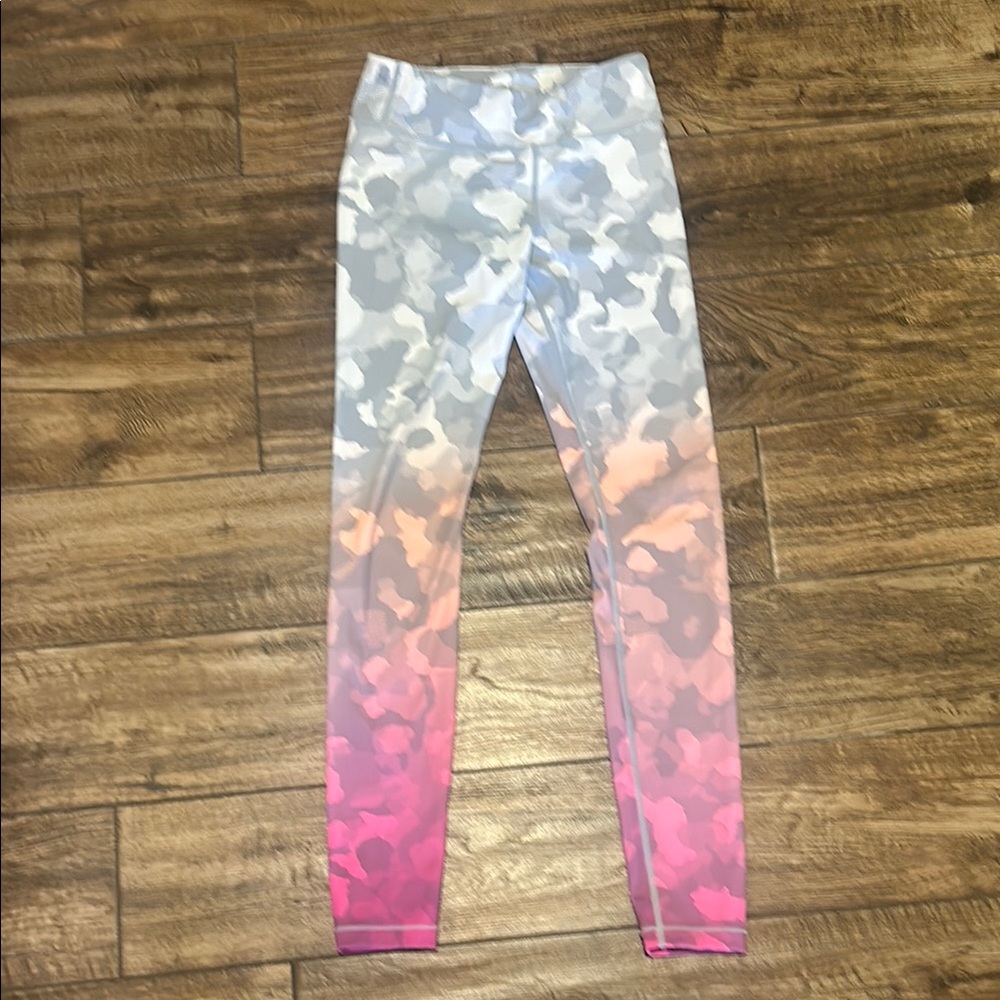 Athleta Girl Ombré Camo Leggings Size L/12